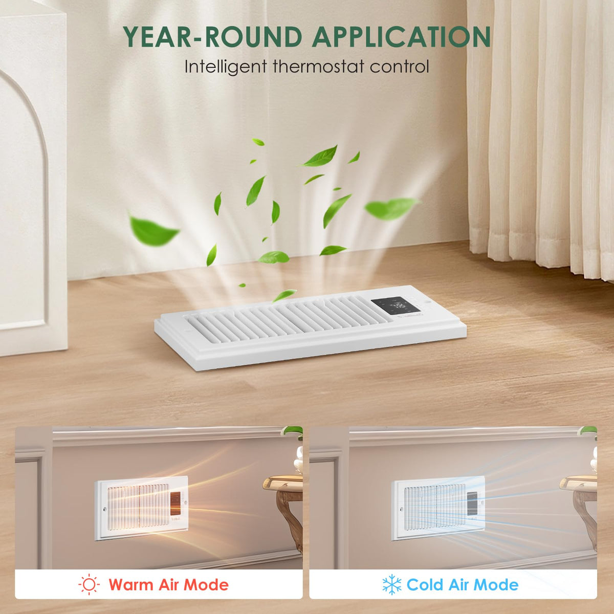 VallisCo floor vent connection shows versatile fit