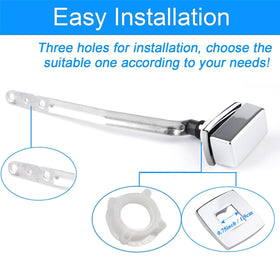 Durable zinc alloy and stainless steel VALLVATER lever close up