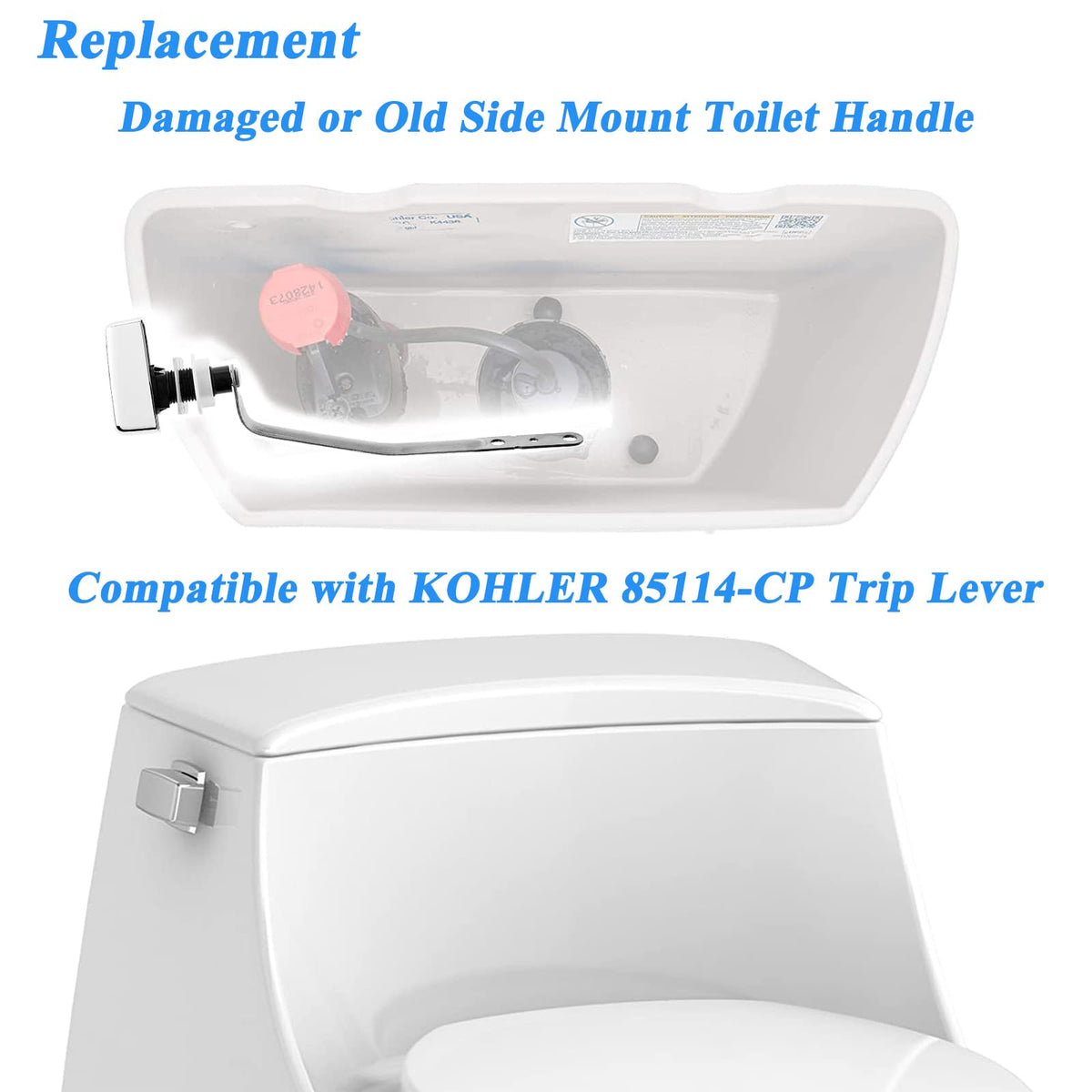 Reinforced VALLVATER lever designed for Kohler K 3722 and 3384