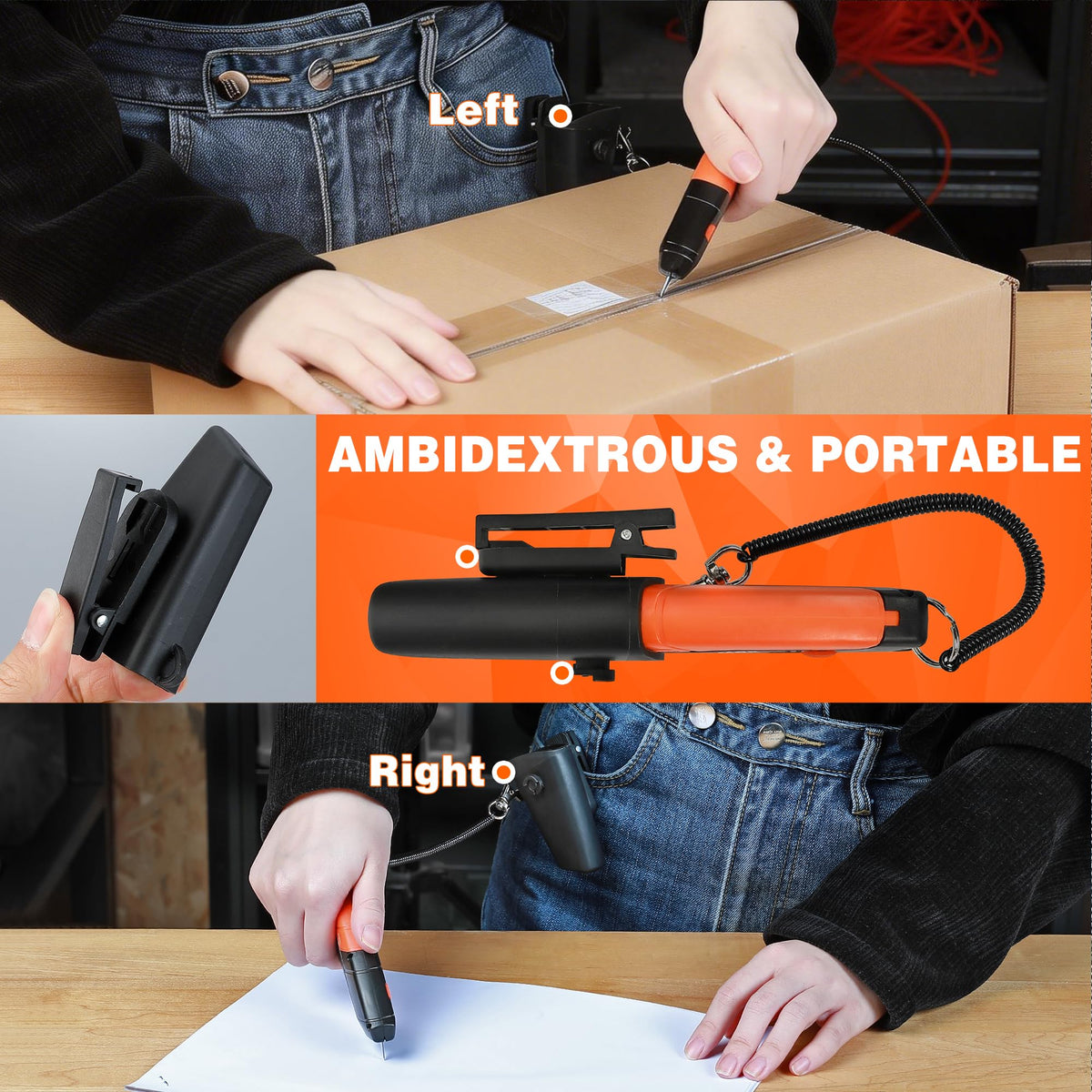 ValueMax 180-degree lanyard prevents loss and aids secure carry.
