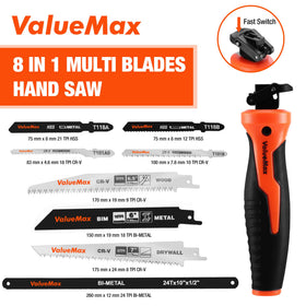 ValueMax ergonomic TPR handle provides a comfortable grip during long cuts.