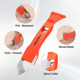 ValueMax built-in spout cutter unlocks quick nozzle trimming for precise bead finishing.