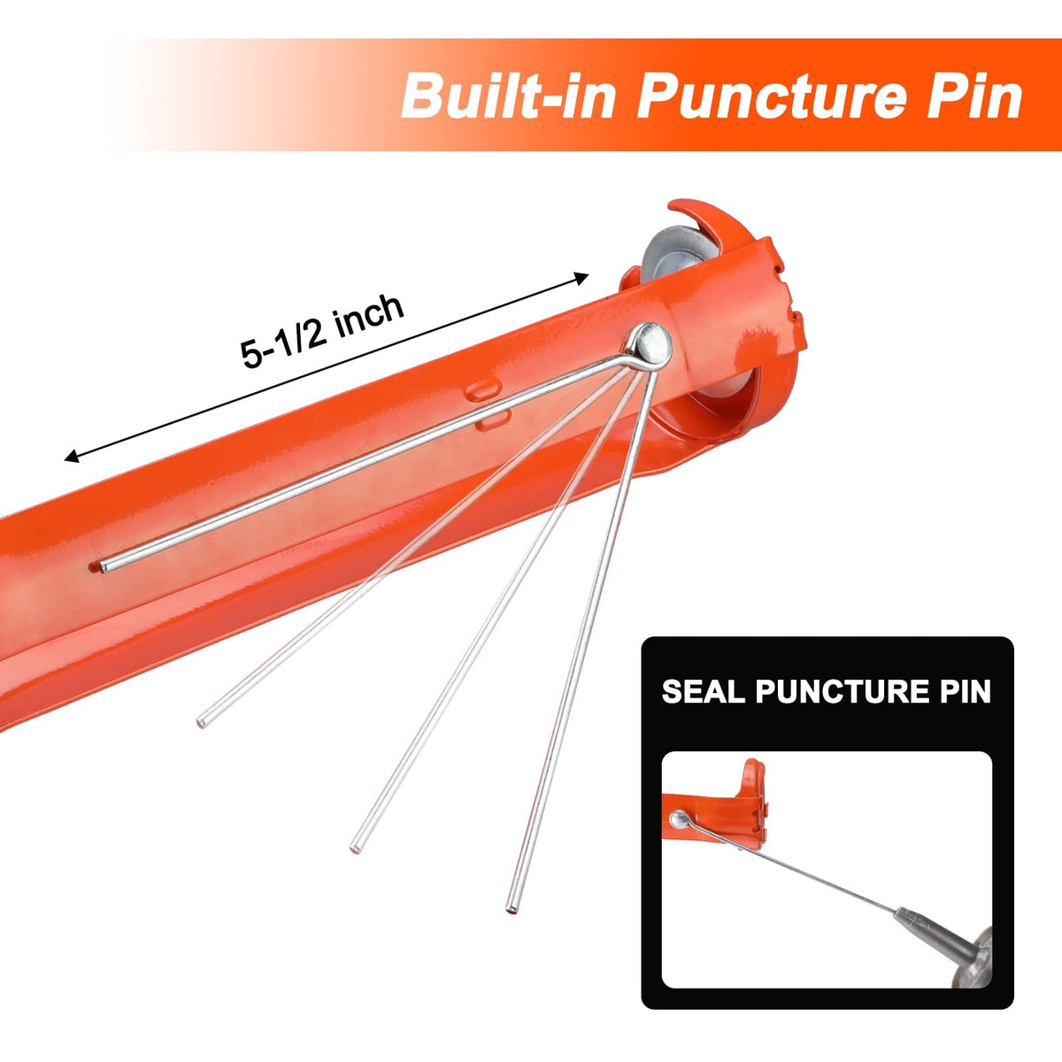 ValueMax caulk gun rubber grip trigger reduces hand fatigue