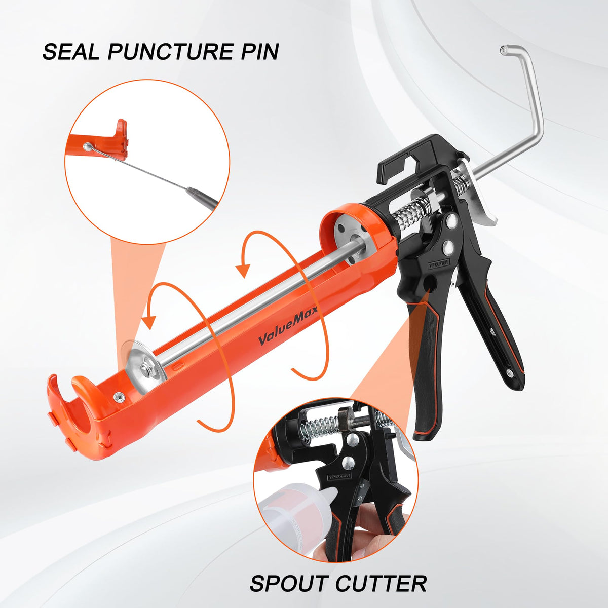 ValueMax caulk scraper blades provide durable leverage for strong seal removal.