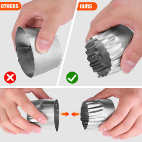 ValueMax downspout crimping in tight spaces