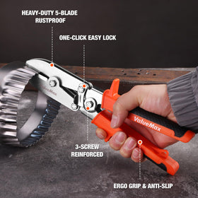 ValueMax gutter crimping tool with ergonomic handle for comfortable use