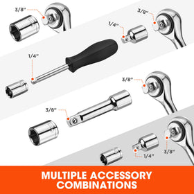 ValueMax 1/4-inch drive spinner handle for quick hand-tightening