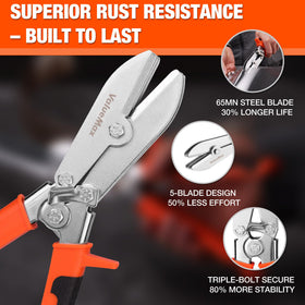 ValueMax stainless steel duct crimper resists rust during HVAC work
