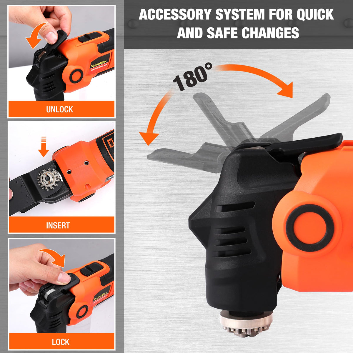 ValueMax wood metal bi-metal blade handles varied materials.