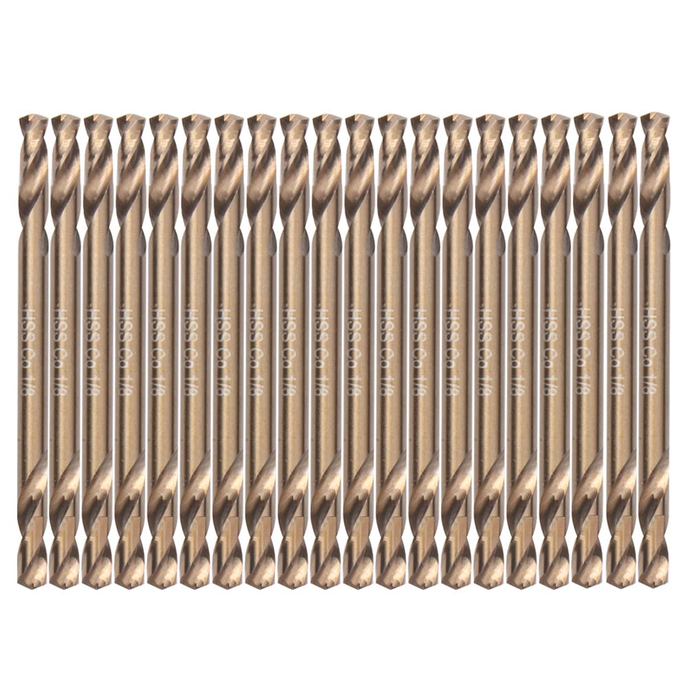 VALYRIANTOOL 1/8in cobalt drill bits in box for versatile metal and wood drilling