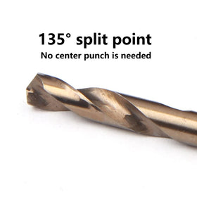 VALYRIANTOOL 135-degree split-point drill bits for precise starts and faster boring