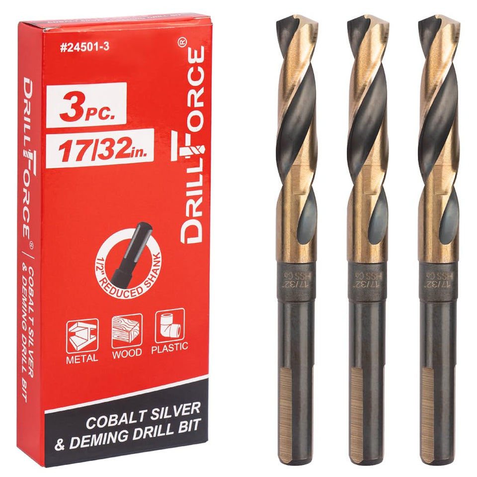 VALYRIANTOOL cobalt drill bits close-up with 135-degree split point for precision