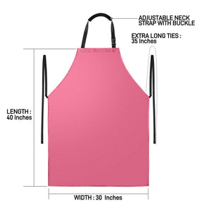 Vammcht adjustable bib apron wide ties provide a comfortable, secure fit.