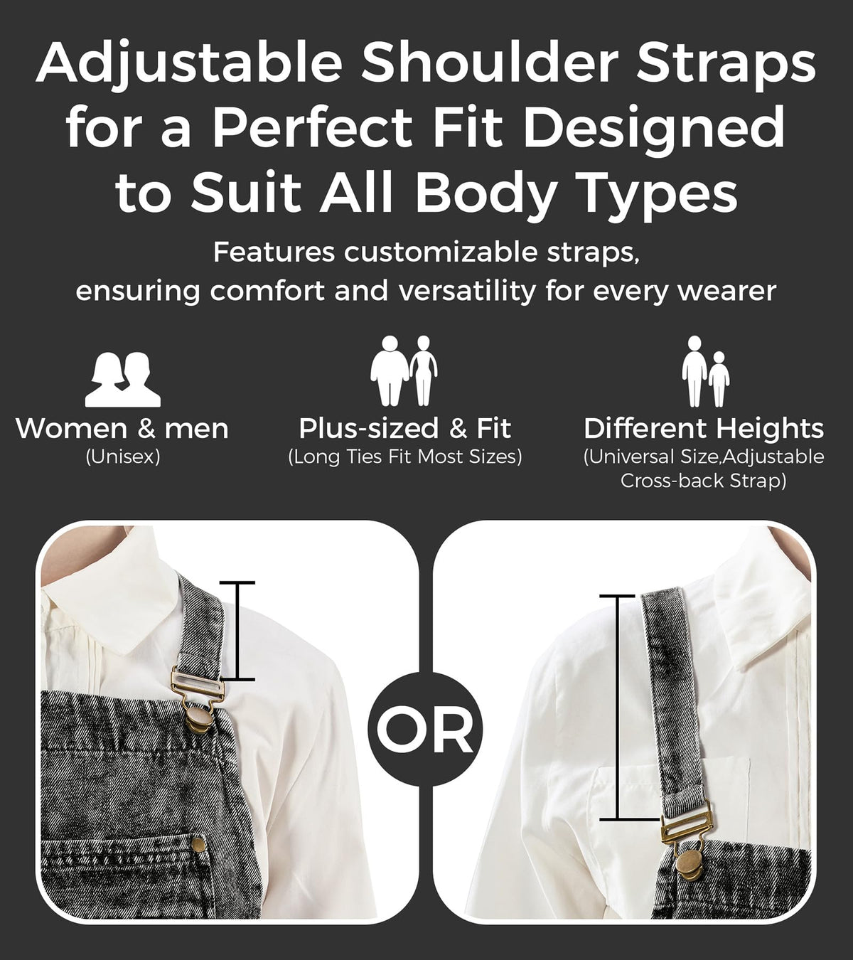 Durable 100% cotton denim on the Vammcht apron for longevity.
