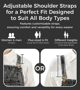 Durable 100% cotton denim on the Vammcht apron for longevity.