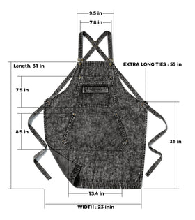 Unisex-fit Vammcht apron suits diverse body types.