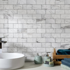 Vamos Tile easy-cut capability with a sharp knife supports custom layouts.