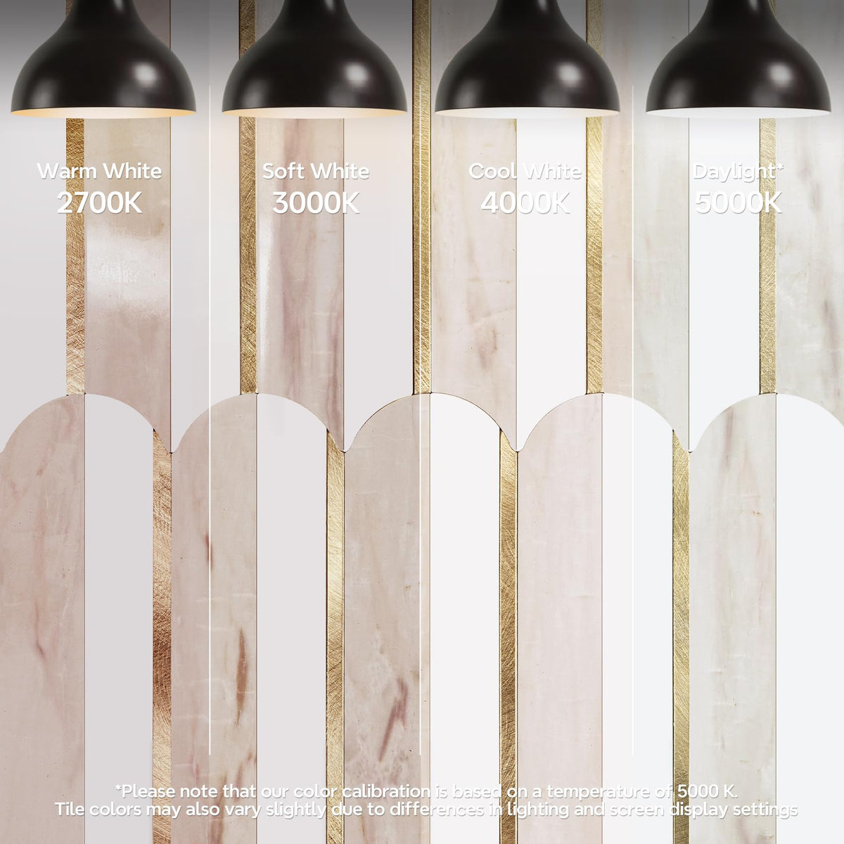 Vamos Tile seamless waterproof design protects walls from moisture and stains.