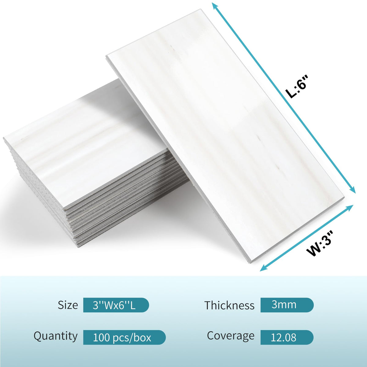 Vamos Tile waterproof and stain-resistant surface suitable for laundry.