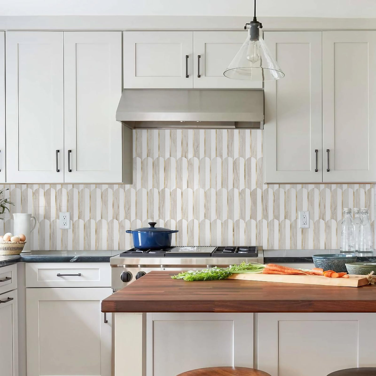 Vamos Tile wood-marble texture on PVC combines durability and style.