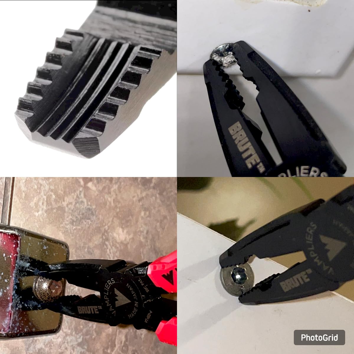 Vampliers Brute stripped screw removal pliers tackling a rusted fastener