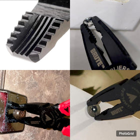 Vampliers Brute stripped screw removal pliers tackling a rusted fastener