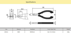 Vampliers durable, lightweight 5-inch tool for quick fixes.