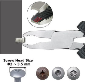 Vampliers made in Japan with precision tips for small screws.