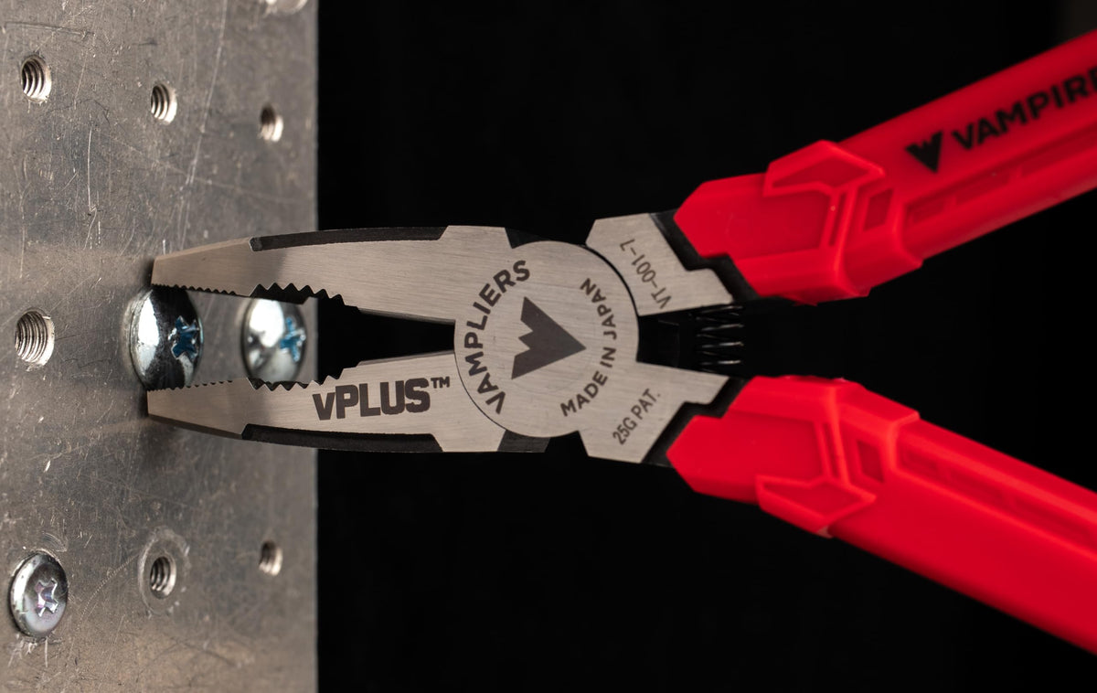 Vampliers ergonomic thermoplastic rubber handles for comfortable grip