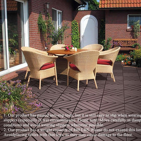 Relocatable VANCASTLE decking system adapting to new layouts