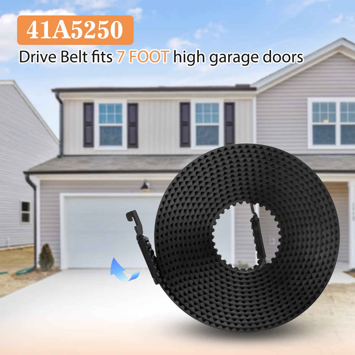 Vanesa 41A5250 belt installation guide view for quick replacement