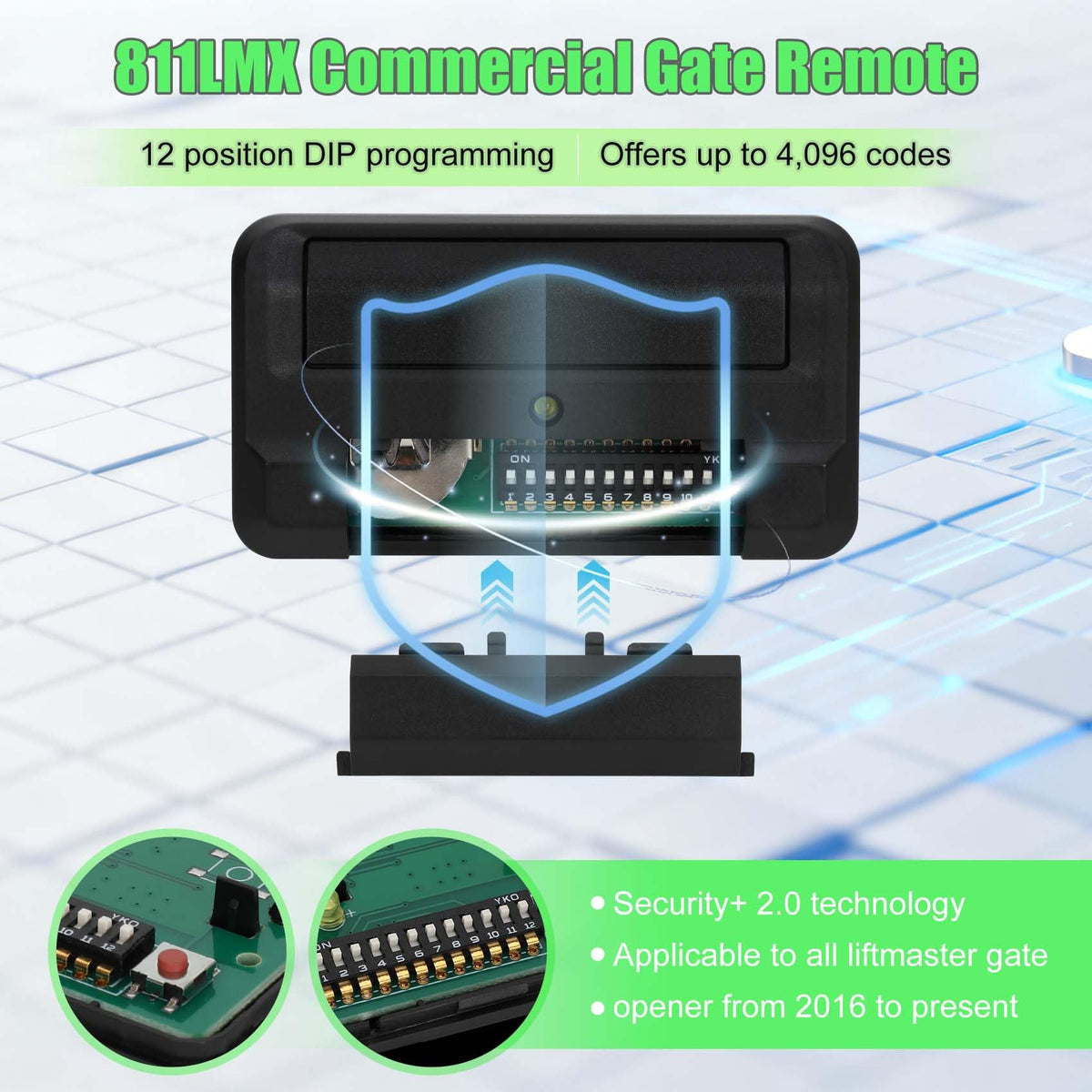 Vanesa 811LMX security 2.0 DIP programming facilitates encrypted access control