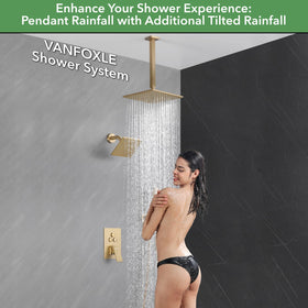 VANFOXLE 2-in-1 handheld shower for versatile cleaning
