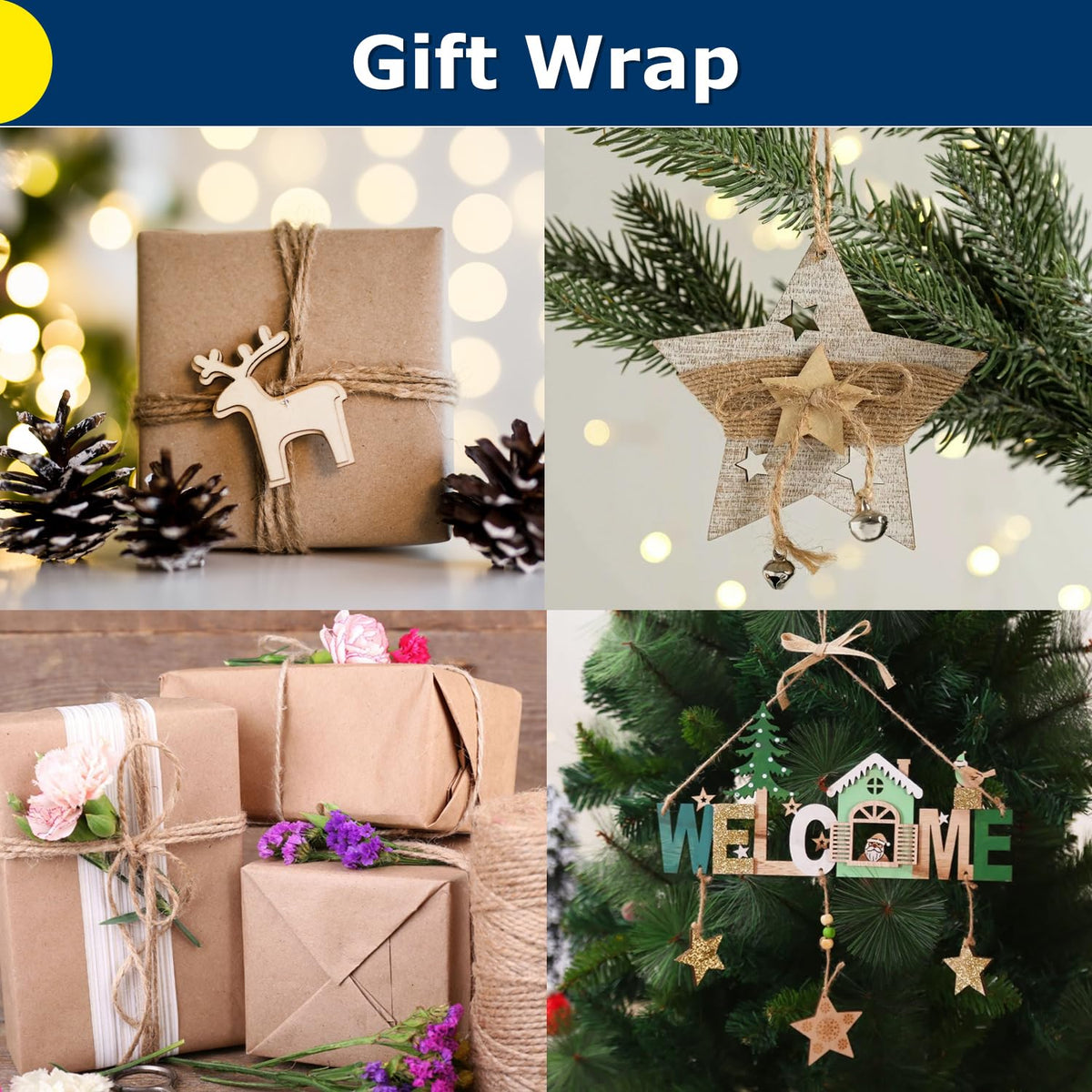 Vanhench jute twine for garden ties and plant hanger projects.