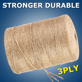 Vanhench jute twine gift-wrapping idea highlighting rustic charm.