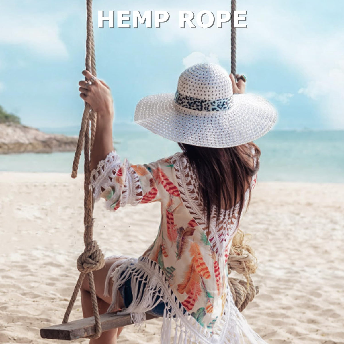 Vanhench sisal hemp rope close-up highlighting abrasion resistance.