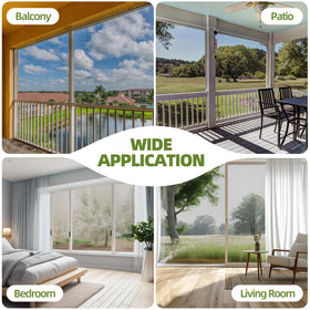 Vaniture wide-application mesh suitable for living rooms, patios, porches, and more.
