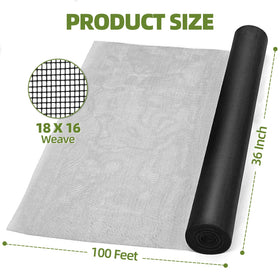 Vaniture fiberglass screen highlighting sturdy window and door protection.