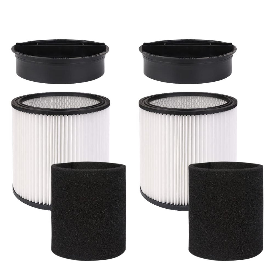 Vanko Bettia 90304 cartridge filter lid assembly shown for secure Shop-Vac fit