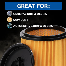 Vanko Bettia cleaning brush helps refresh filters between uses.