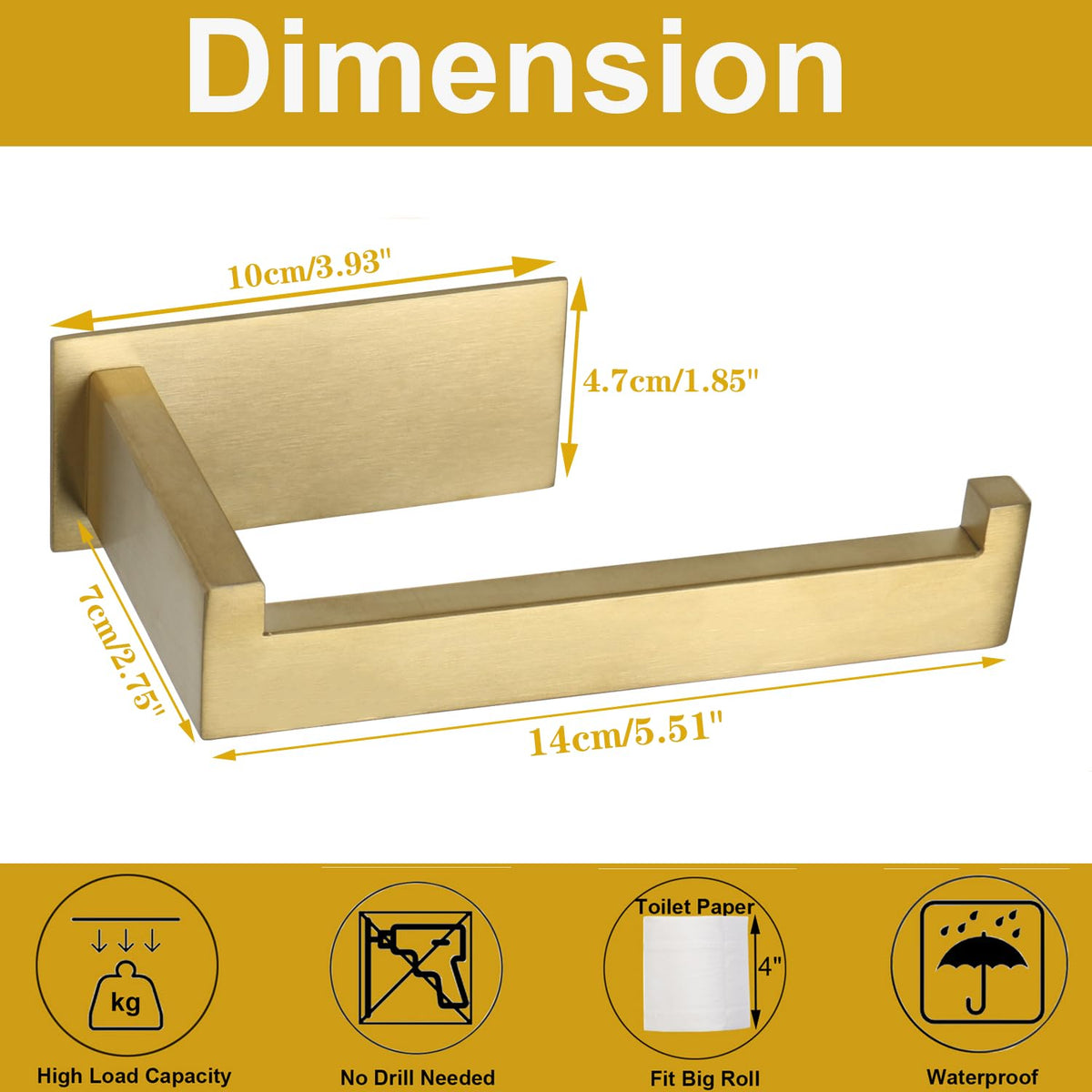 Vanloory easy-install holder suited for office or home use