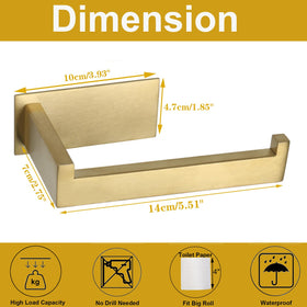 Vanloory easy-install holder suited for office or home use