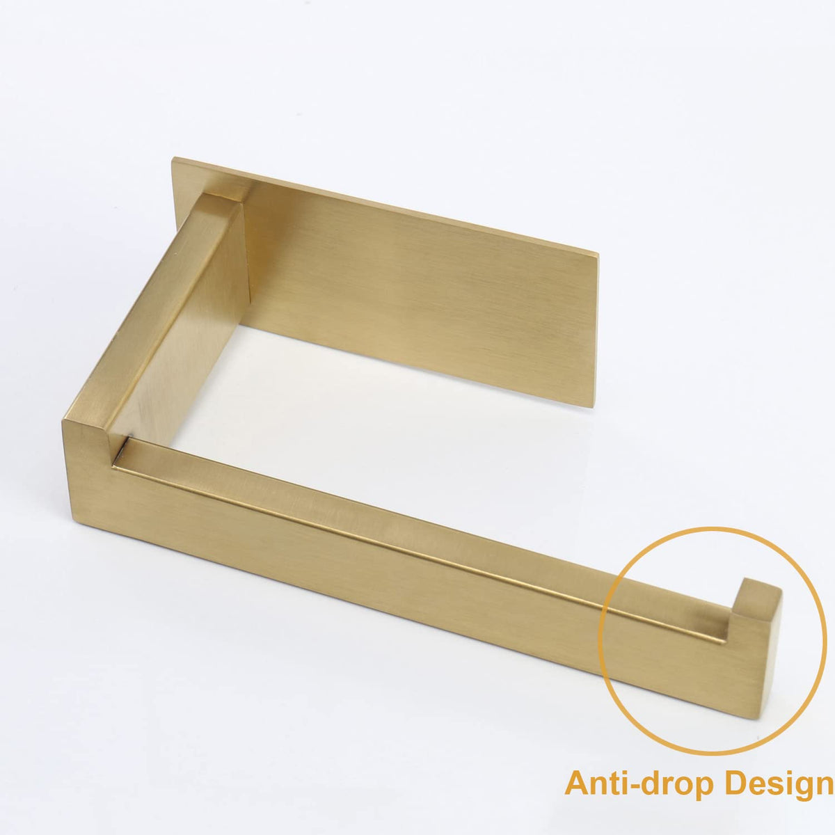 Vanloory stainless steel toilet paper holder in a bathroom setting