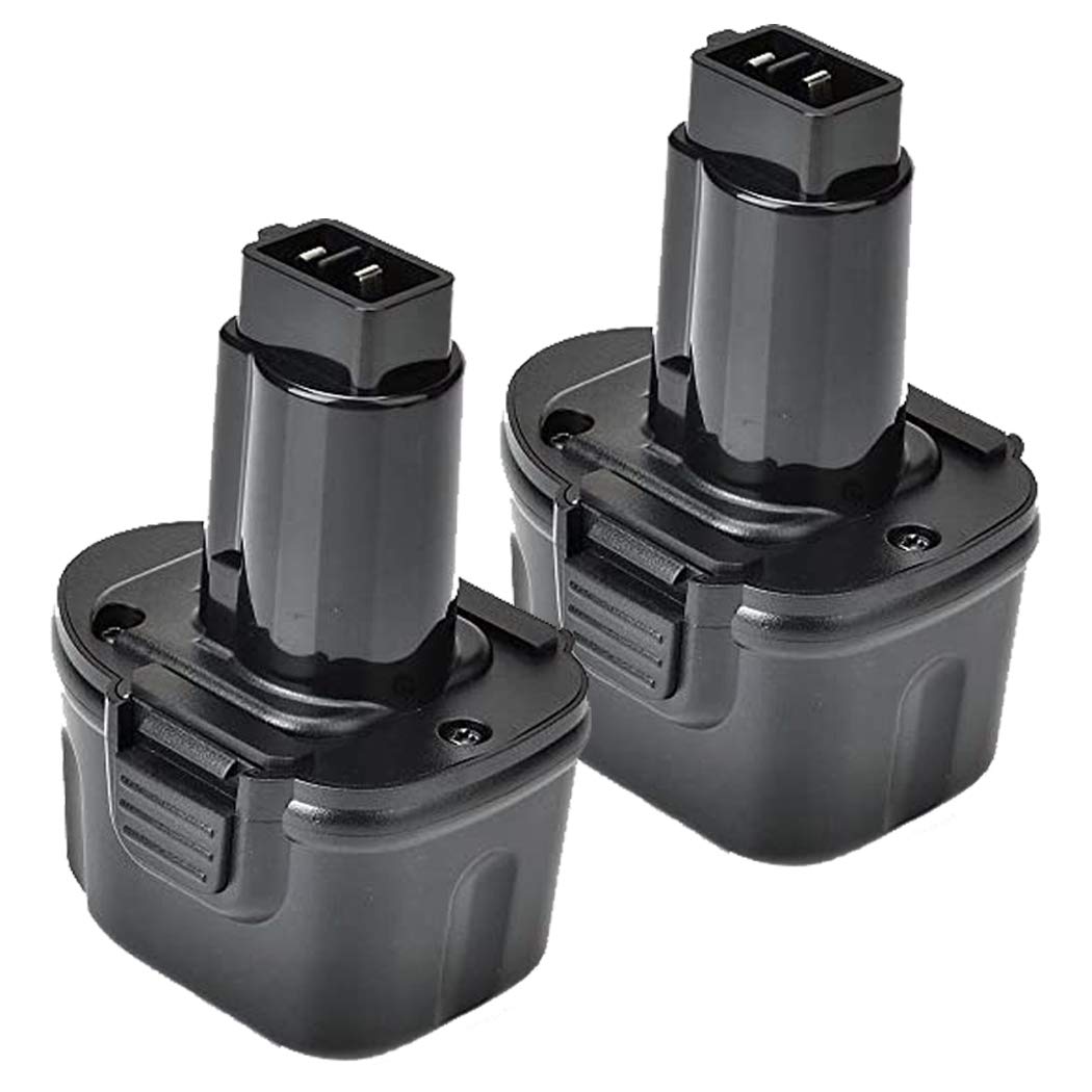 VANON 2-pack 4800mAh battery front view for DW9057 compatibility and improved runtime.