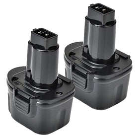VANON 2-pack 4800mAh battery front view for DW9057 compatibility and improved runtime.