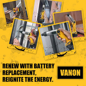 VANON replacement pack in use during a DIY project for home improvements.
