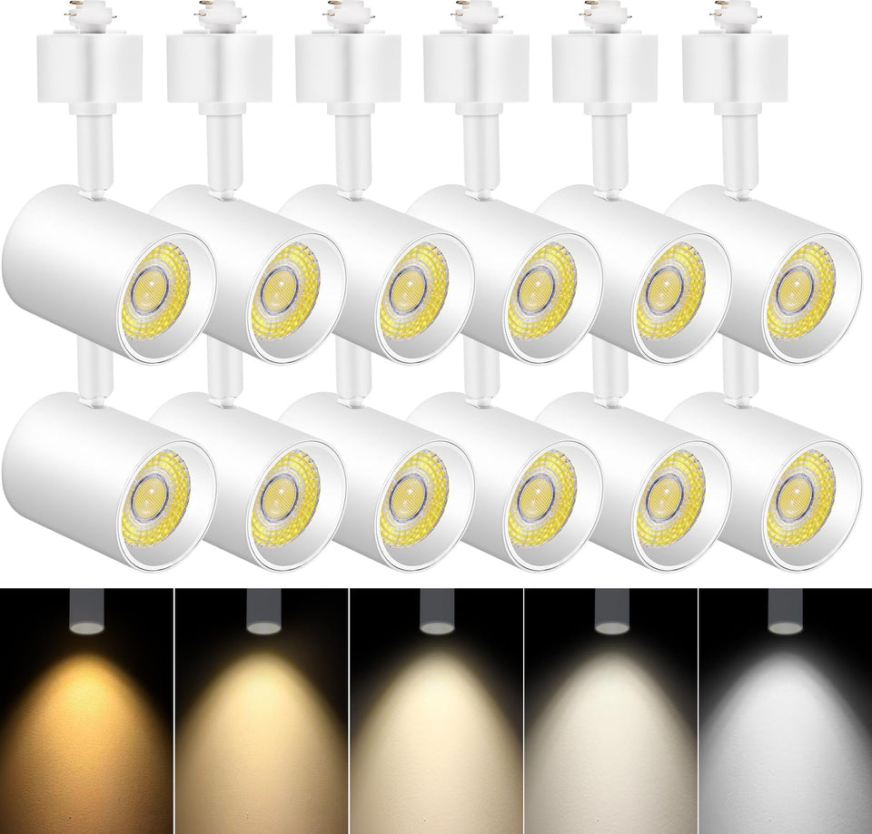 VANoopee 12-pack h-type track heads with 5CCT offers flexible color options for any room