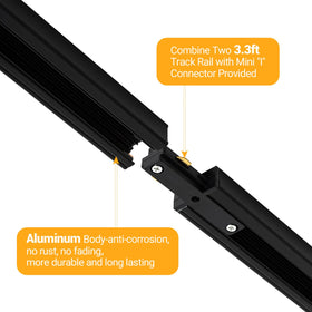 VANoopee H Track Rail 3-year warranty gives peace of mind.