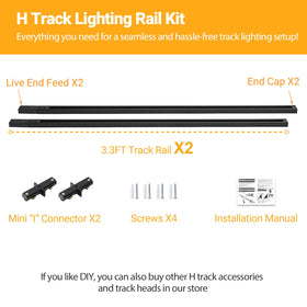 VANoopee H Track Rail with durable construction supports daily use.