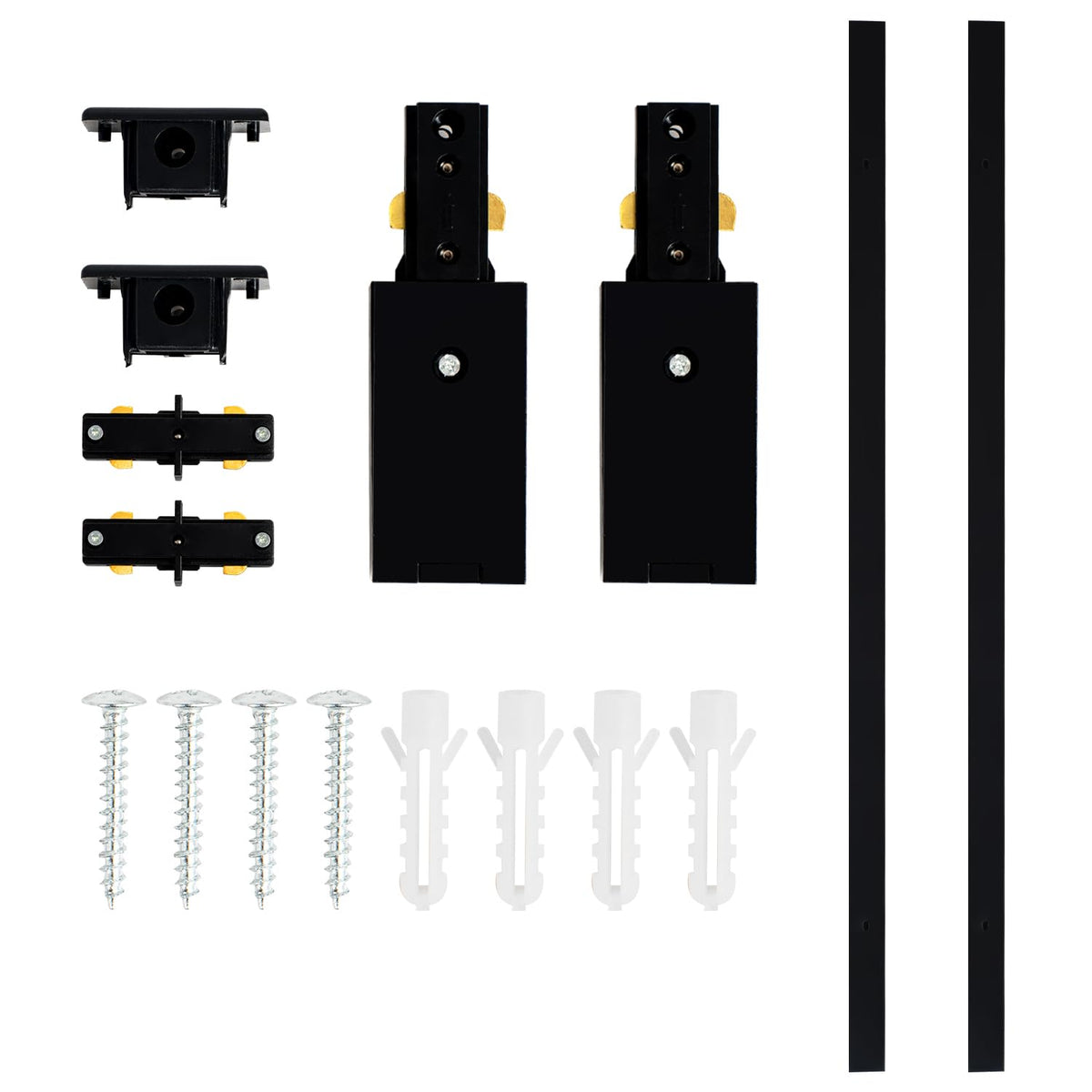 VANoopee H Track Rail package includes all components for quick DIY setup.